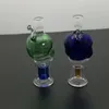 Cuencos de embudo de color de articulación masculina para pipas que fuman mini cachimba de vidrio esquelética a juego de colores