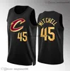 Donovan Mitchell Basketball Jersey ClevelandS Cavalier Evan Mobley 10 Garland city jerseys