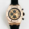 Custom High end Quality Watch 316l Size 42mm Eta Movement Cowhide Strap Offshore Series