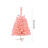 Christmas Decorations Assemble The Tree Artificial Spruce Hinged Snow Metal Bracket Festive Decoration Festival Supplies Pink White Solid