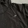 Erkek Ceketler Erkek Tasarımcı Ceket ES 3M Yansıtıcı Uzun Windbreaker Naylon Su Geçirmez Kapşonlu Ceketler Hip Hop Sweatshirt Erkek Kadın Spor Giyim HVM2