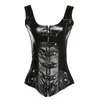 Cintos do espartilho Buster Bustier Slimming Belt Ciard Treiner Modeling Zipper Top Sleeveless Size