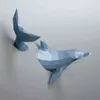 Декоративные фигурки художественные ремесла Diy Toys Dolphin 3D Paper Model Diy Craft Статуя скульптура дельфин