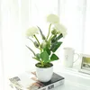 Dekorativa blommor Creative Five-Head Peony Bonsai Fake Flower Indoor Decoration Artificial Simulation Plant