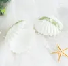 Cadeau cadeau 30pcs plastique blanc coquille papillon dentelle faveurs de mariage boîtes de bonbons boîte de chocolat bomboniera fête souvenir pour les invités