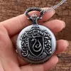 Pocket Watches Vintage Snake Quartz Watch With Chain Pendants Women Men Children's Gift Alloy Shell Engraved Pattern 2022 P529