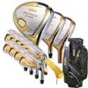 New Mens 골프 클럽 Honma S-06 4 Star Golf Complete Of Clubs Driver Fairway Wood Putter Bag Graphite Golf Shaft Headcover 154T