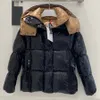 Women Parana Down Jacket Designer Nylon Winter Coat Hooded Warm Felt Logo Outwear