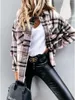 Frauen Blusen Herbst Winter Frau Bluse Plaid Langarm Top Weibliches Hemd Europäischen Stil Casual