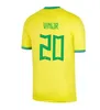 Jogador Vers￣o 2022 2023 Jerseys de futebol do Brasil Paqueta Coutinho Camisas Firmino Camiseta de Futbol 22 23 Richarlison Vini Jr Antony L.Paqueta Pele Casemiro