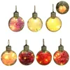 Party Decoration 1pcs Transparent Christmas Ball Plastic Baubles Clear 2022 Year Hanging Toys Xmas Tree Decorations Filling Decor Ornam