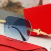 Moda para hombre Diseñador de lujo Gafas de sol para mujer Carti Gafas de sol Alta calidad 2022 Clásico Adumbral Gafas Accesorios Lunettes De Soleil con estuche original