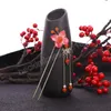 Hanfu Hairpins Flower Pearl Long Tassel Step Shake Haik Basks Ornament Chiesa Accessori per capelli cinesi Acconciature