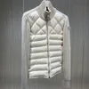 Projektant Monclairer Men's Down White Duck Down Haftowana odznaka panie z wełniane wełniane etykiety JackettopsClothing