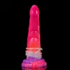 Articles de beauté Yocy New Squirting Monster Dildo Gluging in Dark Fantasy Butt Plug Silicone Flexible Sexy Toy for Women Men Men Prostate Stimulateur