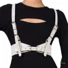 Cinture L5YC Cintura per imbracatura per il corpo in pelle punk da donna Fori regolabili Cinghie Bretelle a catena per le donne Adolescenti Quotidiano
