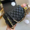 CC Bag Shopping Bags 2022 Retro Classic Mini Dream Fortune Luxury Designer Calfskin Gradient Wallet Chain Quilted Plaid Hardware Cover Buckl