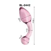 Секс -игрушечный массажер Analplug Set Pink Большие стеклянные секс игрушки для женщины анальные затычки