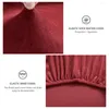 Cubiertas de silla 1/2pc Color puro Sólido Cubierta grande Asiento elástico Estiramiento High King Back Slipcovers para banquete El11.11