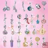 925 Silber Charm Perlen Baumeln Fahrrad Herz Katze Cartoon Bead Fit Pandora Charms Armband DIY Schmuck Zubehör