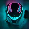 UPS Led Halloween Party Mask Luminous Glow in the Dark Anime Cosplay Masques