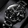 2022腕時計タグReloj Hombre Fashion Men Stainls Steells Watch Luxury Calendar Quartz Watch Busins Watch Man Clock LeLogio Masculino Jeneva