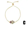 Bracelets de bijoux Stands Palte Eye Tree of Life Bracelet Zirconie Jewelry Cumbic Crystal Cz Fashion Charm 2WG4