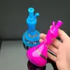 Pipes fumeurs Bongs Fabriquer le vase à rayures à rayures coloré à la main