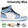 상자 1 High Og Jumpman 1S Mens Basketball Shoes Dark Marina Blue Seafoam Wolf Grey Aluminum Igloo Pollen Hyper Royal University Blue