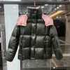 Women Short Down Jacket Hooded Designer Parana Coat Winter Puffer Zip Pockets