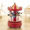 Figurines décoratives carrousel boîte à musique petite amie cadeau d'anniversaire dessin animé créatif jouets pour enfants maison artisanat bijoux cadeaux personnalisés