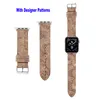 Correias de relógio de designer para Apple Watch Band 45mm 44mm 42mm 41mm 40mm 38mm Luxo retrô elegante couro PU Hypebeast pulseira de pulso iWatch SE iWatch Series 7 6 5 4 3 2 1