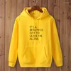 Men's Hoodies IT'S A BEAUTIFUL DAY TO LEAVE ME ALONE Print Men's 2022 Spring Autumn Male Casual Color Tops