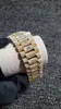 2022 New Iced Out Diamonds Watch PASS TT ETA 3255 movimento Meccanico in oro giallo di alta qualità Men LuxuryWatch box include