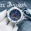 Luxury Mens Mechanical Watch Fashion Automatic 316 Rostfritt stål Rem Hollow Design Avant-Garde Swiss Es Brand Wristwatch