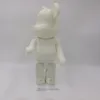 Bearbrick Action & Toy Figures 400% DIY Paint Medicom Fahion Toys PVC Action Figure White or Black Color With Opp Bag