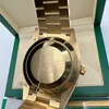 손목 시계 BP 메이커 40mm 18K 골드 스틸 샴페인 다이아몬드 다이얼 남자 시계 자동 패션 남자 시계 손목 시계