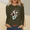 Women's T Shirts Womens Mock Turtleneck Long Sleeve Crew Neck Funny Skeleton Printed Slim Fit Casual Tops Short