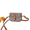 Retro-Druck Kinderhandtasche Leder Babykette Messenger Bags Mini Satteltasche guter Verkauf