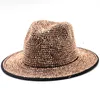 Małki kapelusz sceniczny nowy ręcznie robione miejsce na menach brytyjskie retro na świeżym powietrzu, odporne na słoneczne wełniane fedora handel zagraniczny