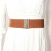 Belts Skinny Leather Women Belt Soft Elastic Womens Wide Fashion Vintage Dress Coat Decorative For