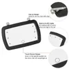 Interiörstillbehör x Autohaux bil Sun Visor HD Mirror Clip med 2 Battery Makeup 6 LED -lampor Pekskärm Switc