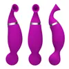 Seks oyuncak masajı güçlü emme klitoris stimülatörü sihirli değnek tıbbi silikon su geçirmez klitoris enayi g spot vibratör yetişkin seks oyuncakları kadın için