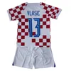 22 23 Modric Kramaric Kids Kit Soccer Jerseys National Team Rakitic Perisic Vlasic Home Away Football Shirts Orsic Uniforms