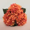 Dekorativa blommor 3st/Lot Hydrangea Autumn Fall Party Fake Wedding Decoration Mariage Flores Artificiales Vase Decor