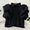 2022 Blusas De Mujer Summer Shirts Woman Clothes Elegnt Blouses Women Puff Sleeve Vintage Shirt Korean Blouse Fashion Crop Tops