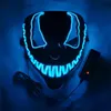 UPS LED Halloween Party Mask Luminous Glow In The Dark Anime Cosplay Masques