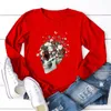 Women's T Shirts Womens Mock Turtleneck Long Sleeve Crew Neck Funny Skeleton Printed Slim Fit Casual Tops Short