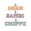 TopBling Hip Hop Druipende Lichtgevende Retro Hanger Kettingen A-Z Custom Letters Mannen Vrouwen Gift