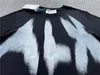 Camicie da uomo grande lettera inchiostro alyx lettera graffiti logo 1017 a maglietta da 9sm da uomo donna t-shirt a maniche lunghe di alta qualit￠